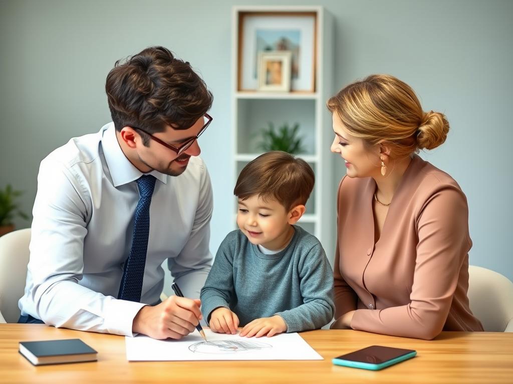 Child arrangement discussion with Harrow family lawyer