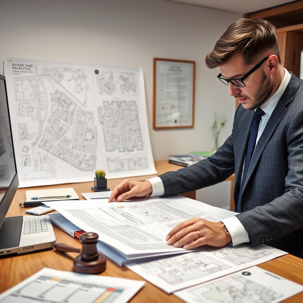 Property litigation specialist in Harrow reviewing property documents Property litigation specialist in Harrow reviewing property documents